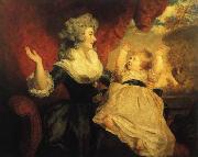 Sir Joshua Reynolds The Duchess of Devonshire and her Daughter Georgiana France oil painting artist